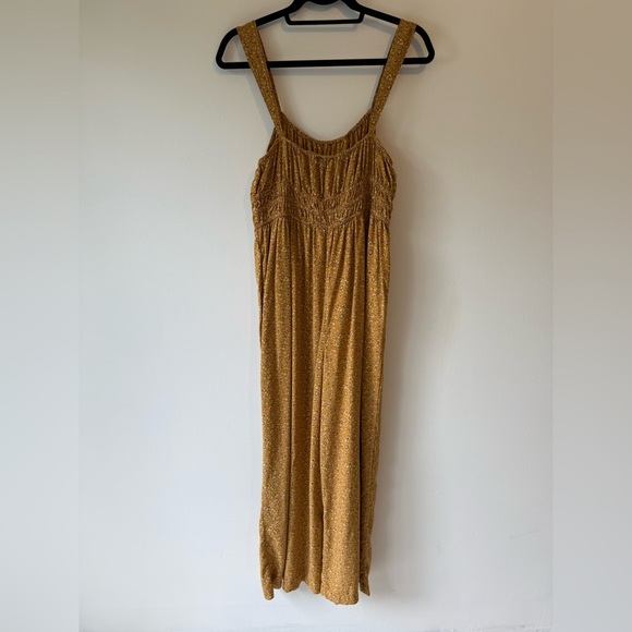 Madewell Sophia Tank Wide-Leg Jumpsuit Florentine Floral viscose SZ M pockets - Picture 6 of 11